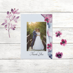 Watercolor Julia Floral Thank You Card