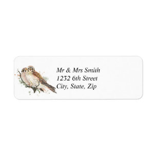 Watercolor Kestrel Sparrow Hawk Falcon Bird Custom