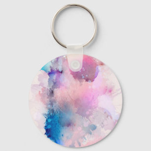 Watercolor Keychain