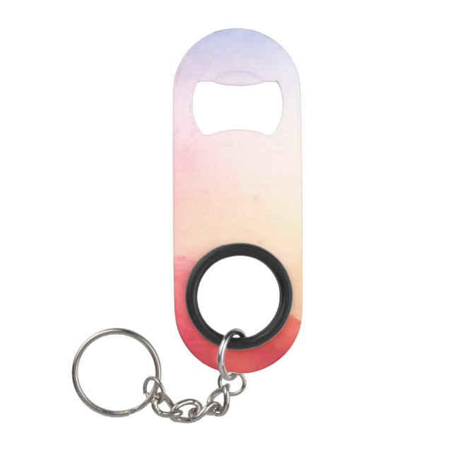 Watercolor Keychain Bottle Opener (Front)
