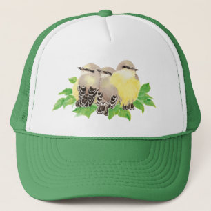 Watercolor King Bird Family  Trucker Hat
