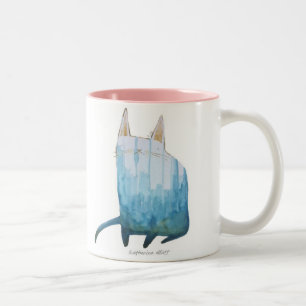 Watercolor Kitty Mug Edgar