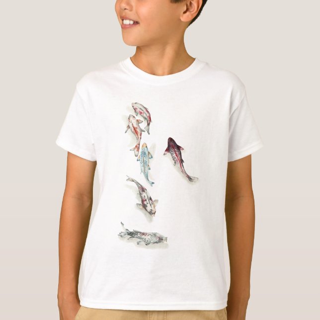 Watercolor Koi Fish T-Shirt (Front)