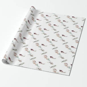 Watercolor Koi Fish Wrapping Paper