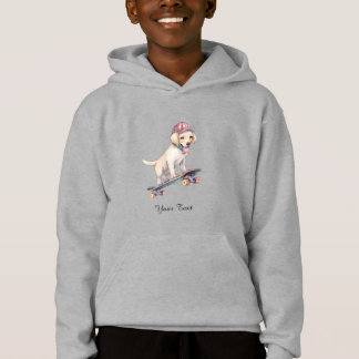 Watercolor Labrador Retriever Kids Pullover Sweat 