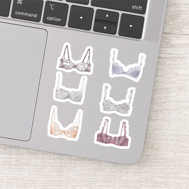 watercolor lace lingerie illustration (Detail)