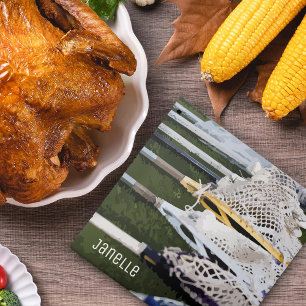 Watercolor Lacrosse Sticks Tile