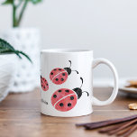 Watercolor Ladybug Mug<br><div class="desc">Bring some luck into your life with your morning coffee! This mug features three sweet ladybugs in soft watercolors. Coordinates with our collection of Watercolor Ladybug accessories,  gifts,  party supplies and clothing.</div>