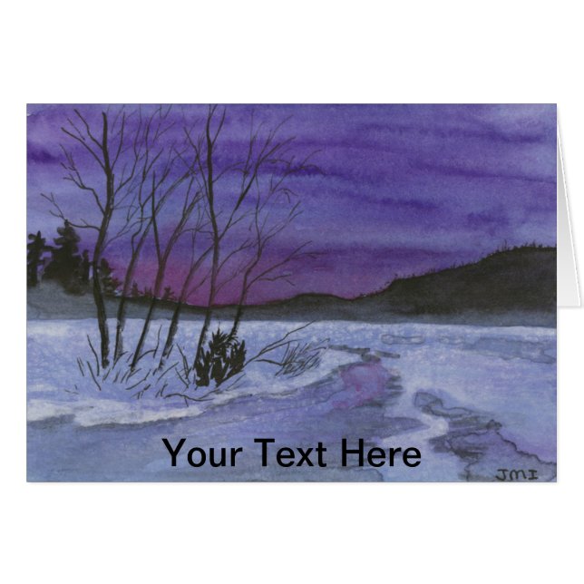 Watercolor Landscape (Front Horizontal)