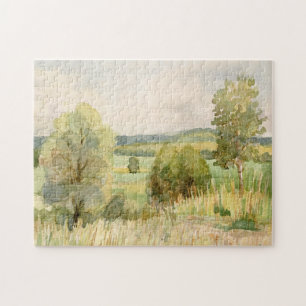 Watercolor Landscape Jigsaw Puzzle