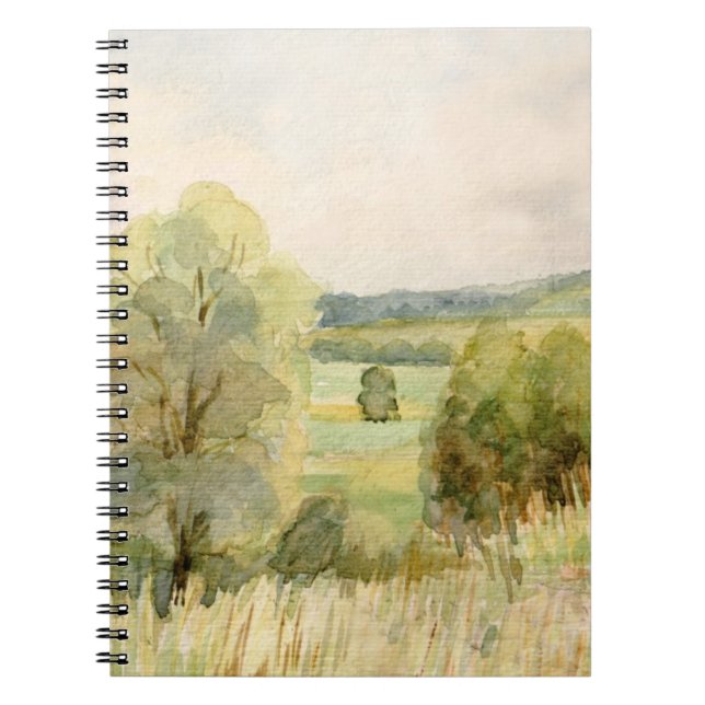 Watercolor Landscape Notebook (Front)