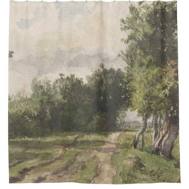Watercolor Landscape of Path - Constant Troyon (Front)
