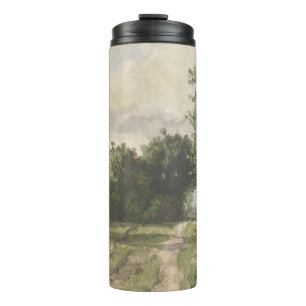 Watercolor Landscape of Path - Constant Troyon Thermal Tumbler