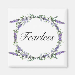 Watercolor lavender eucalyptus bohobotanical magnet
