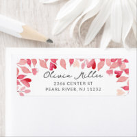 Watercolor Leafy Heart Bridal Shower