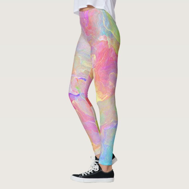 Watercolor Leggings (Left)