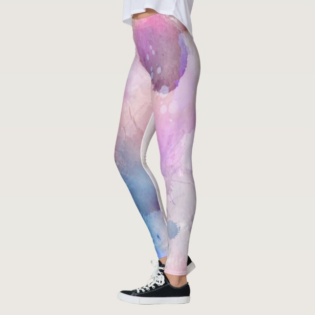 Watercolor Leggings (Left)