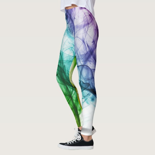 Watercolor Leggings for Night Out Looks (Left)