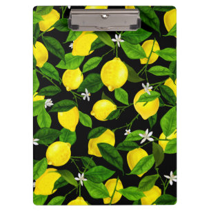 Watercolor Lemon 2 Clipboard