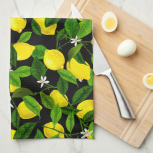 Watercolor Lemon 2 Kitchen Towel