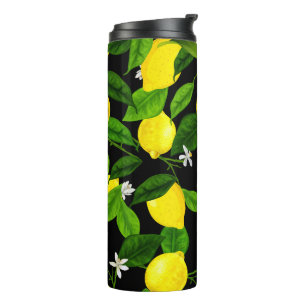 Watercolor Lemon 2 Thermal Tumbler