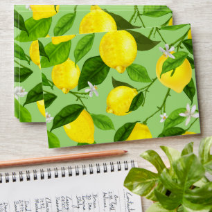 Watercolor Lemon 3 Envelope