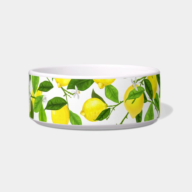 Watercolor Lemon Bowl (Front)