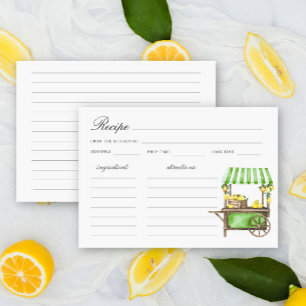 Watercolor lemon citrus Bridal shower