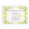 Watercolor Lemon End of Summer Party Invitation
