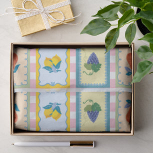 Watercolor Lemon Freshly Graduated Party Class 26  Tissue Paper