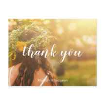 watercolor lemon garden yellow wedding Postcard