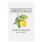 Watercolor Lemon Limoncello Mini Bottle Labels