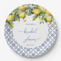 Watercolor Lemon Mediterranean Bridal Shower