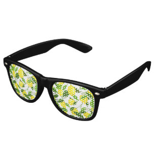 Watercolor Lemon Retro Sunglasses