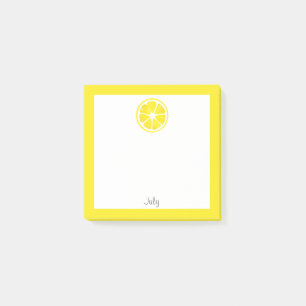Watercolor Lemon Slice   Post-it Notes