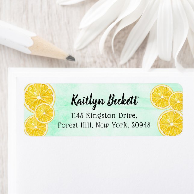 Watercolor Lemon Slices Label (Insitu)