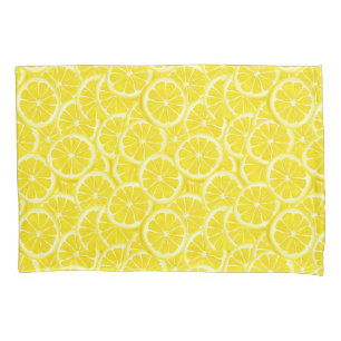 Watercolor Lemon Slices Pillowcase