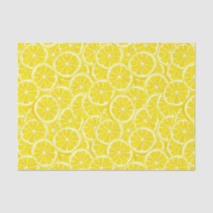 Watercolor Lemon Slices Tissue Paper