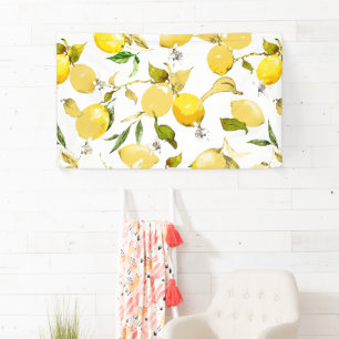 Watercolor lemons 13 banner