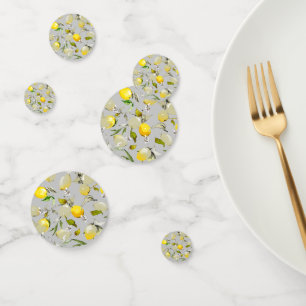 Watercolor lemons 18 confetti