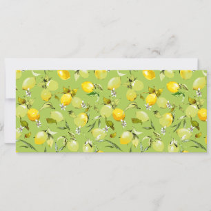 Watercolor lemons 22 save the date
