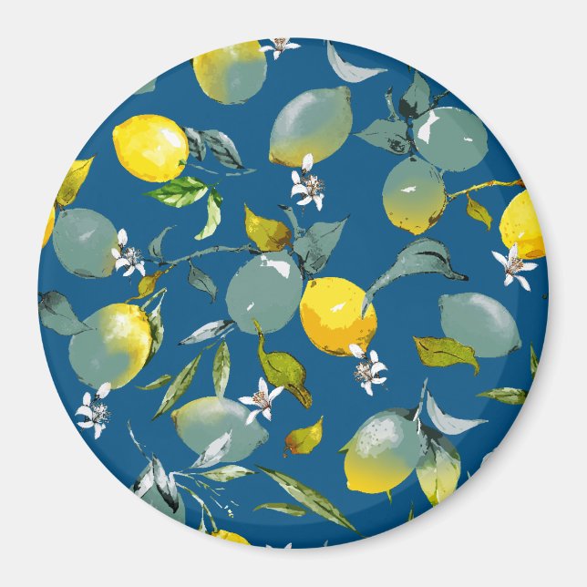 Watercolor lemons 29 magnet (Front)