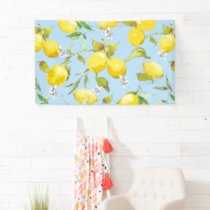 Watercolor lemons 4 banner