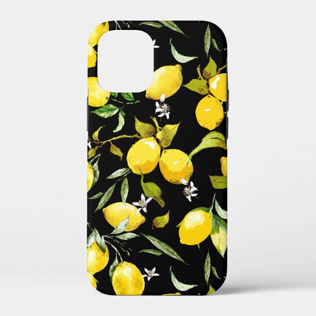 Watercolor lemons 7 Case-Mate iPhone case (Back)