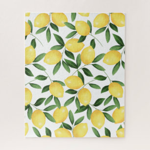 WATERCOLOR LEMONS JIGSAW PUZZLE