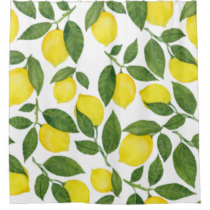Watercolor Lemons: Summer Fruit Pattern