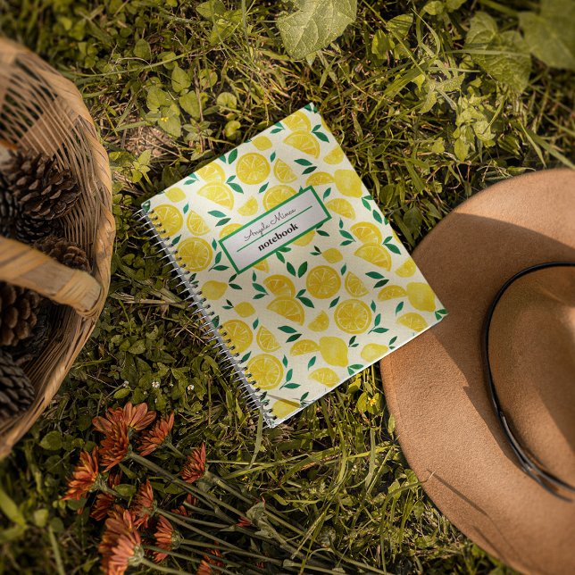 Watercolor lemons - yellow and green notebook (Creator Uploaded)