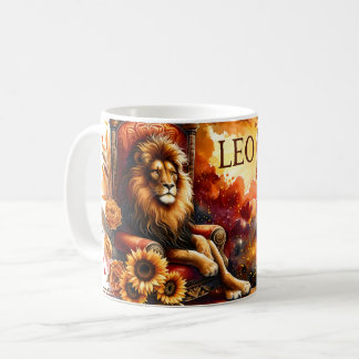 Watercolor Leo Coffee Mug