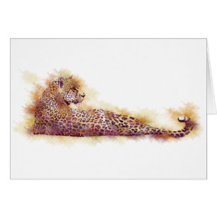 Watercolor Leopard