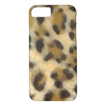 Watercolor Leopard Print iPhone 7 Case (Case-Mate)